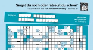 Read more about the article Kreuzworträtsel Dt. Chorwettbewerb